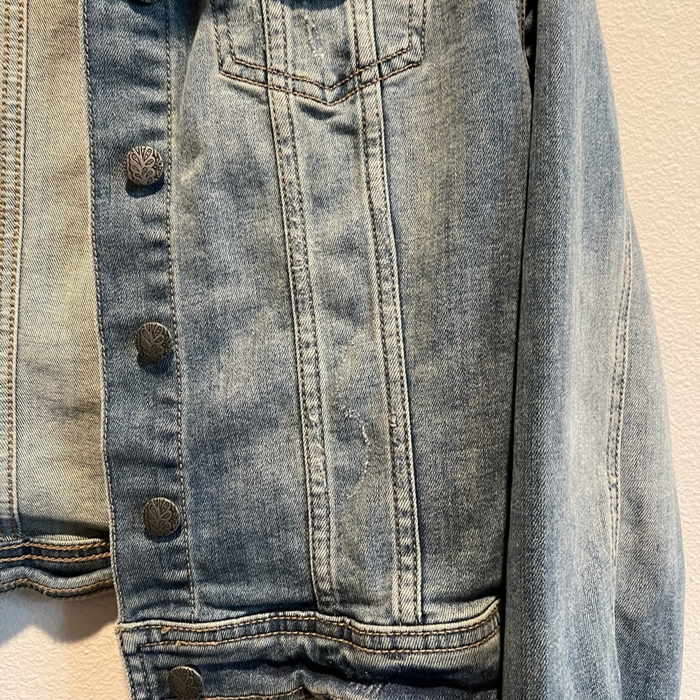 PrAna Dree Jean Jacket Antique Blue Size M - Picture 3 of 9